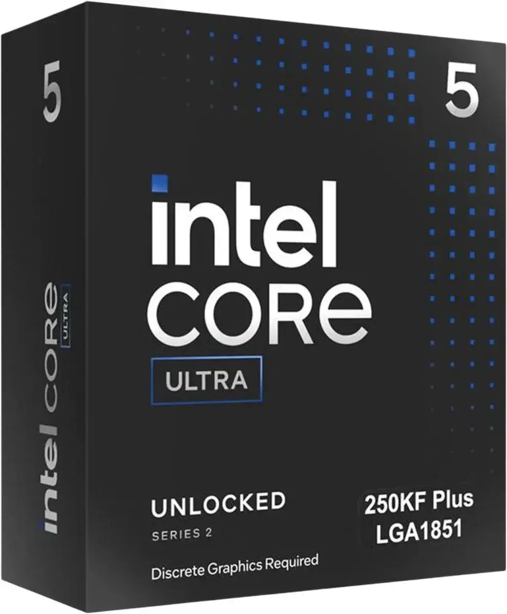 מעבד – Intel Core Ultra 5 250KF Plus LGA1851 5.3GHz Tray