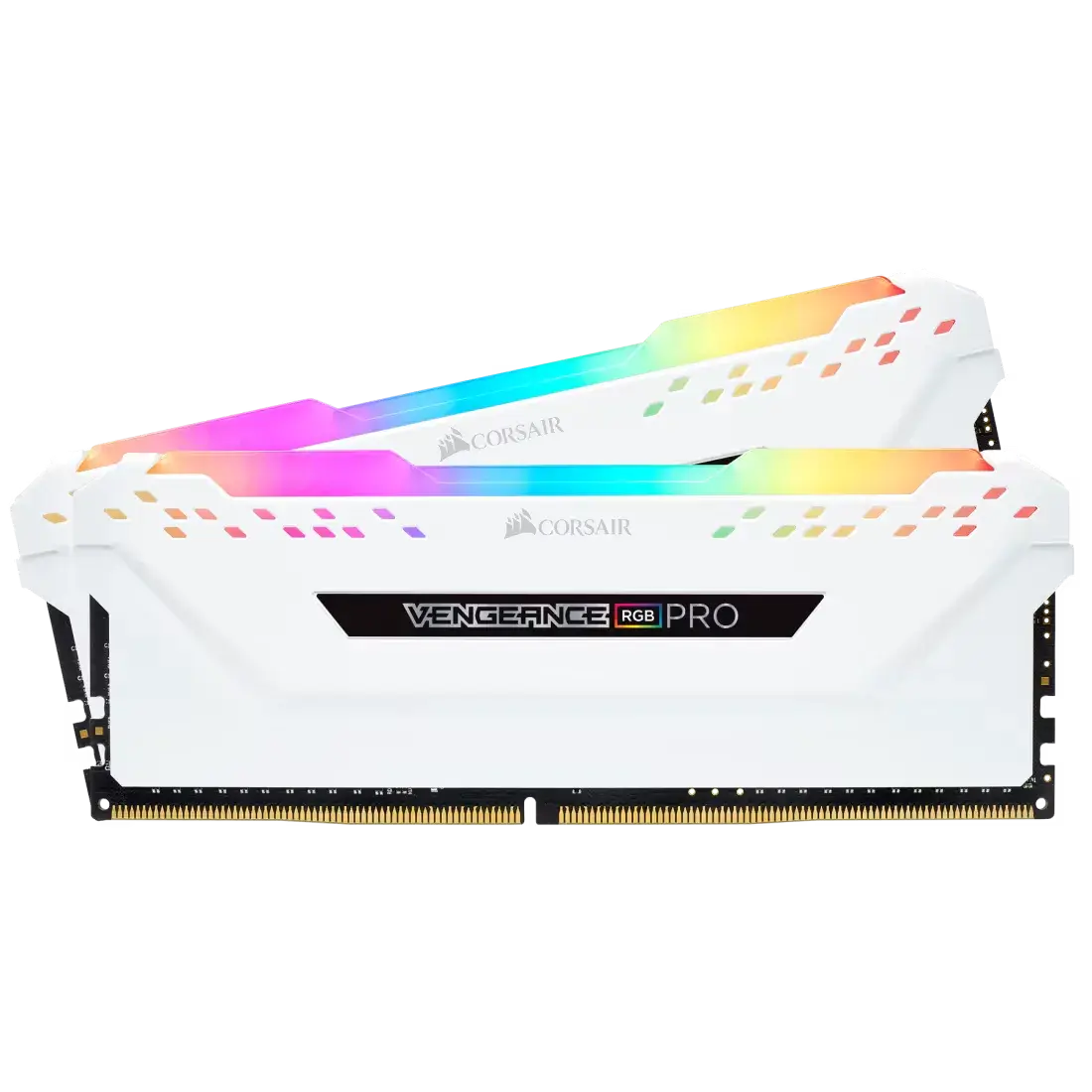 זיכרון לנייח – Corsair Vengeance RGB PRO DDR4 16GB 2x8GB 3200Mhz CL16 XMP 2.0 – צבע לבן