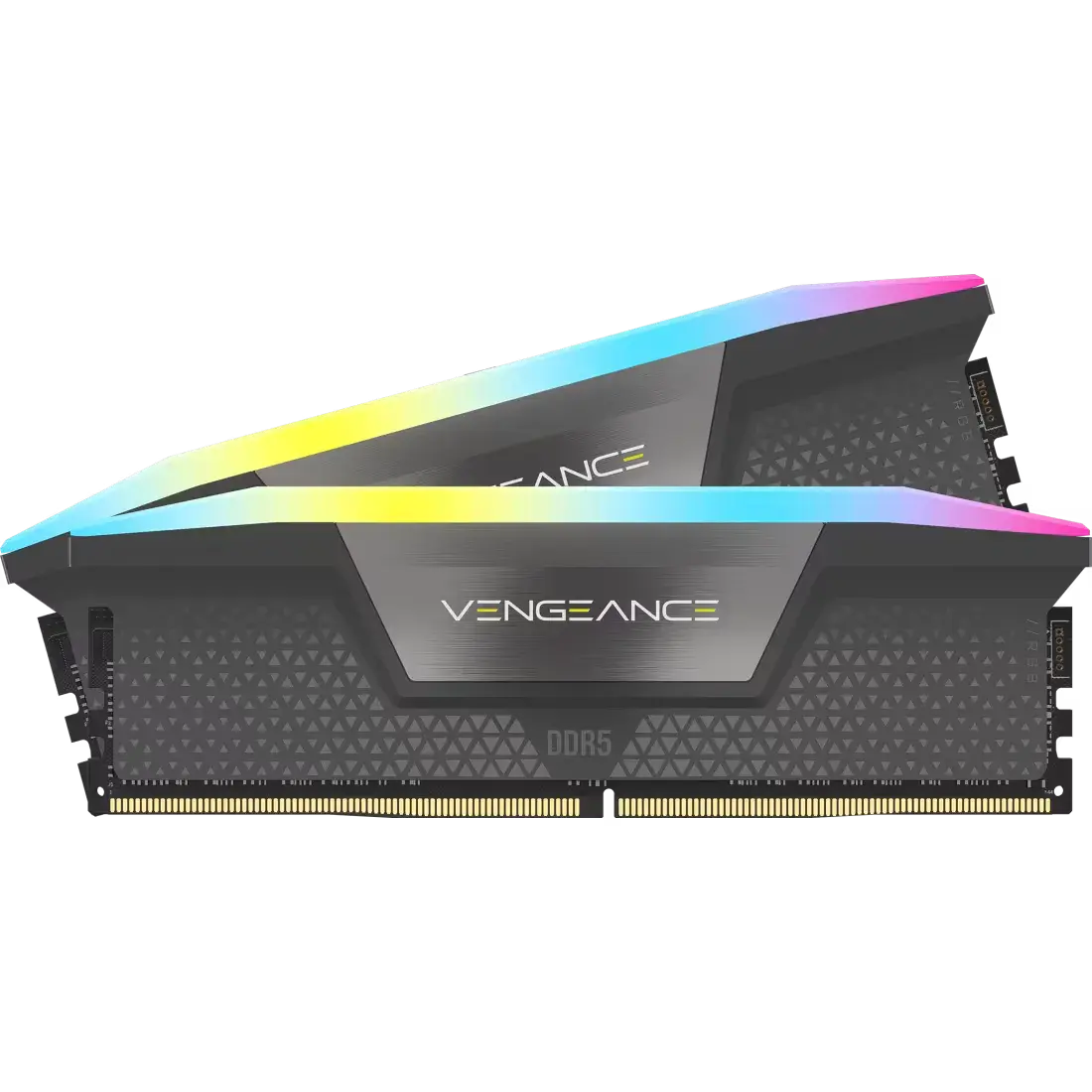 זיכרון לנייח – Corsair Vengeance RGB DDR5 32GB 2x16GB 6000MHz CL38 EXPO/XMP 3.0 – צבע אפור