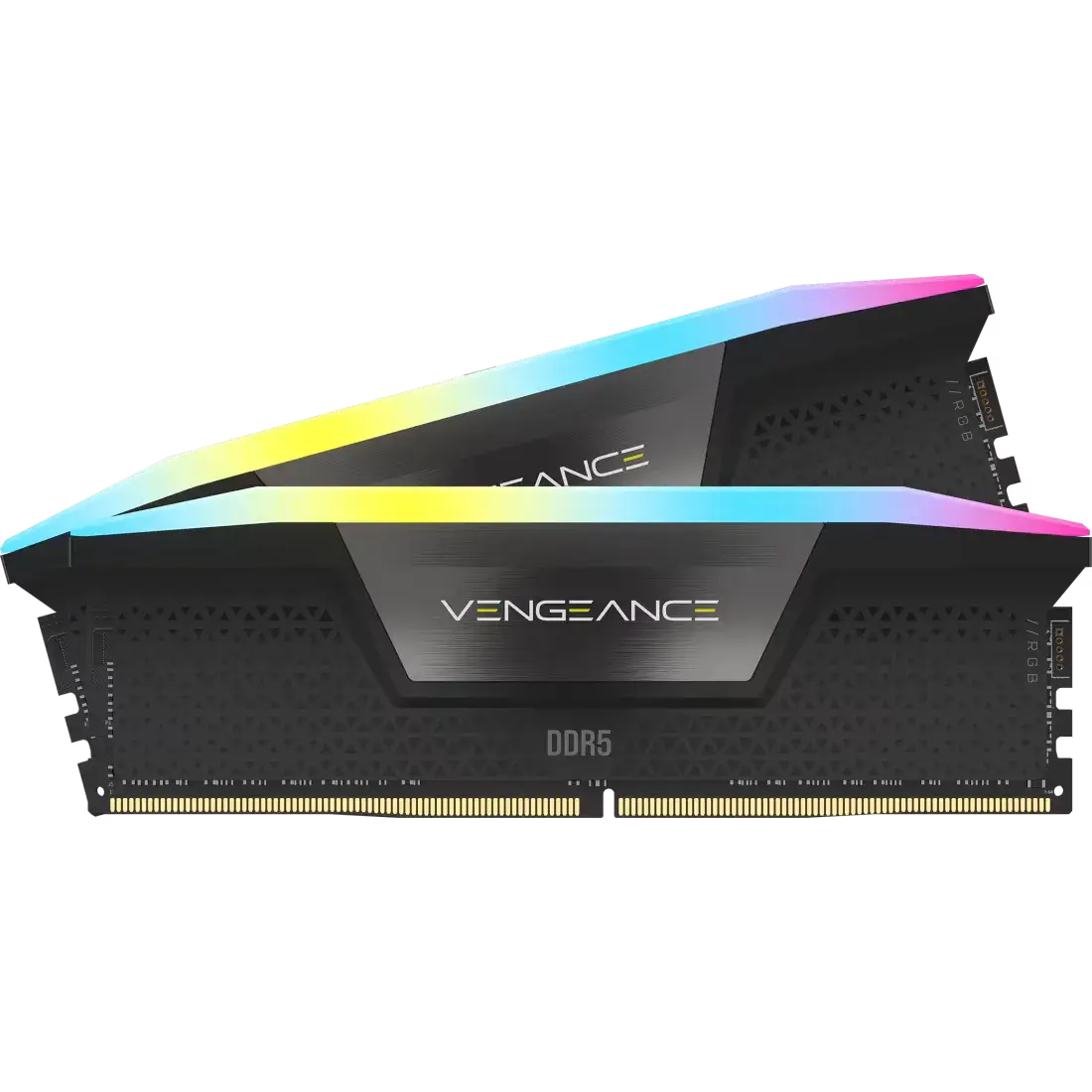 זיכרון לנייח – Corsair Vengeance RGB DDR5 32GB 2x16GB 6400MHz CL32 XMP 3.0 – צבע שחור
