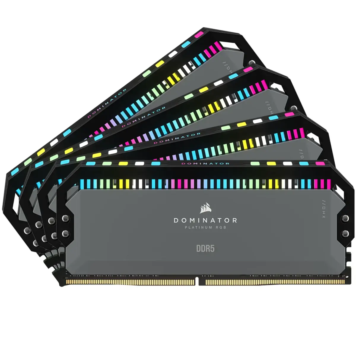 זיכרון לנייח – Corsair Dominator Platinum RGB DDR5 64GB 4x16GB 5600MHz CL36 EXPO/XMP 3.0 – צבע אפור