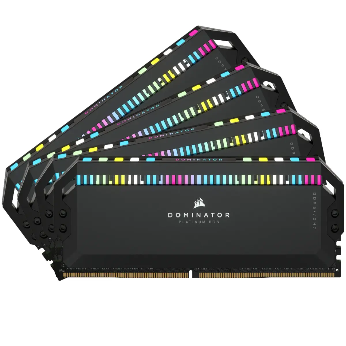 זיכרון לנייח – Corsair Dominator Platinum RGB DDR5 64GB 2x32GB 6400MHz CL32 XMP 3.0 – צבע שחור