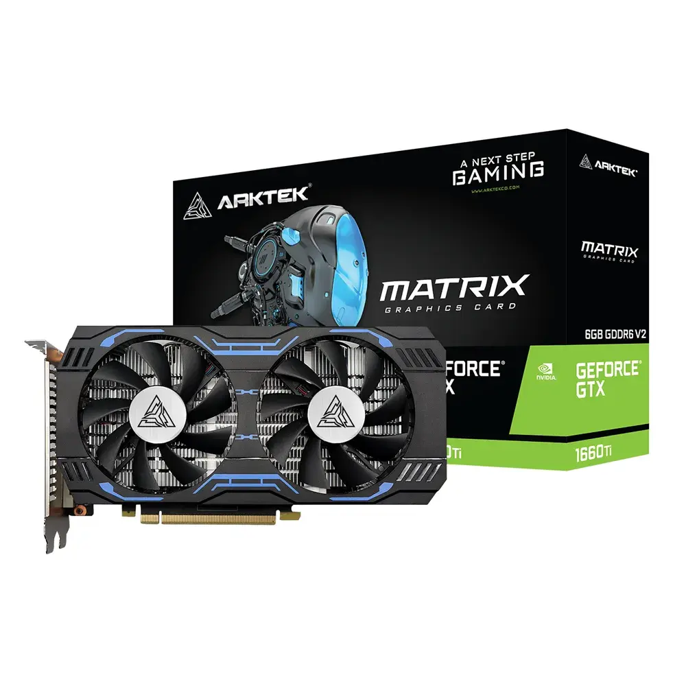 כרטיס מסך – Arktec GeForce GTX 1660Ti GDDR6 6GB – צבע שחור