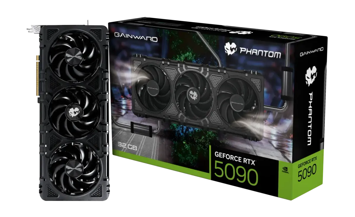 כרטיס מסך – Gainward GeForce RTX 5090 Phantom 32GB – צבע שחור