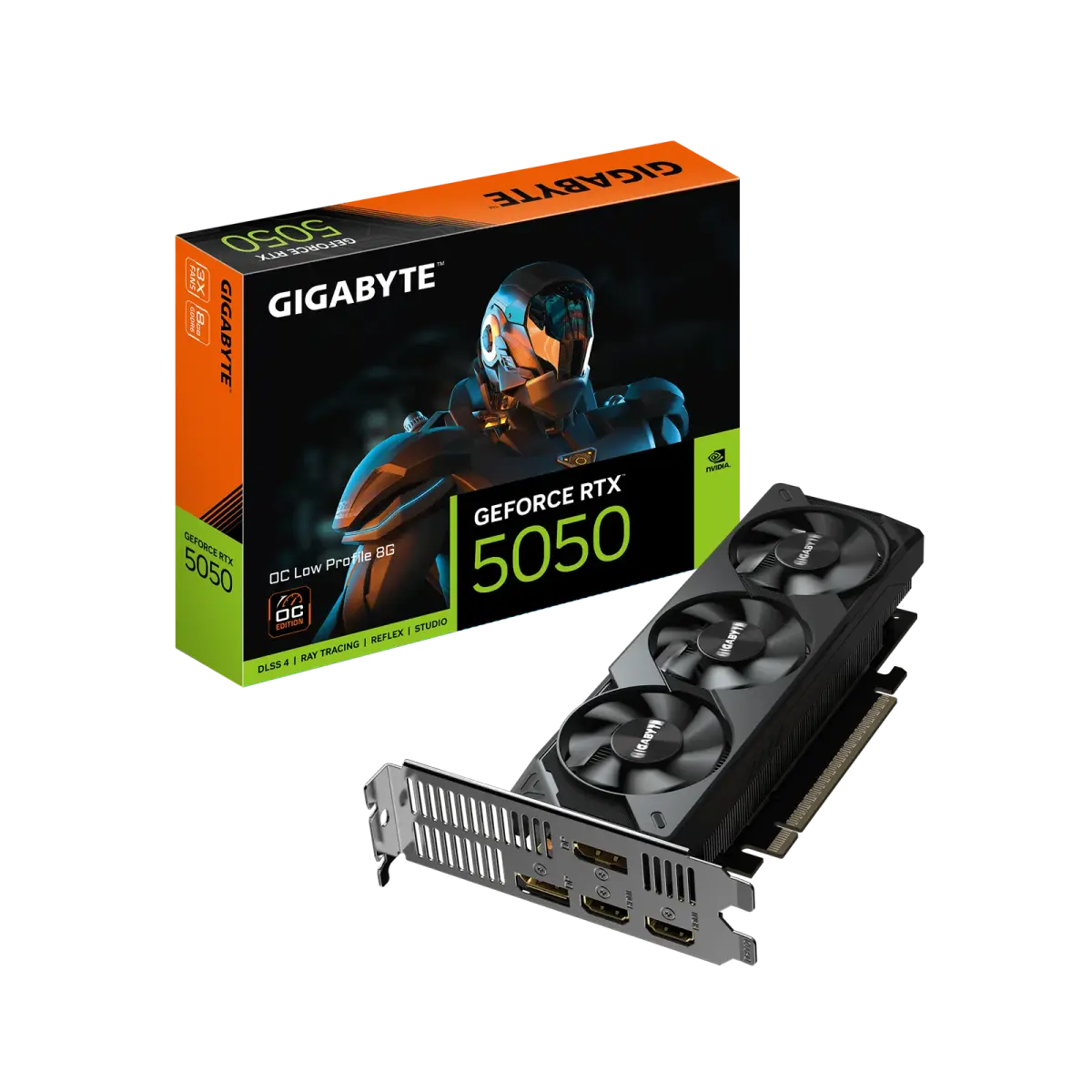 כרטיס מסך – Gigabyte GeForce RTX 5050 OC Low Profile 8GB – צבע שחור