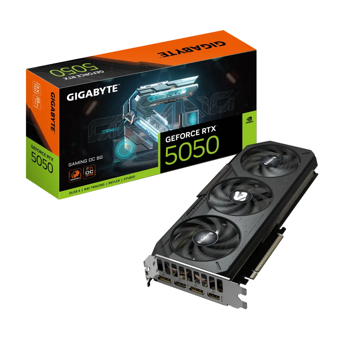 כרטיס מסך – Gigabyte GeForce RTX 5050 Gaming OC 8GB – צבע שחור