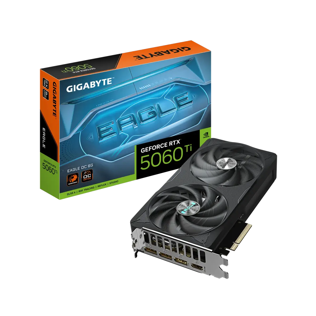 כרטיס מסך – Gigabyte GeForce RTX 5060 Ti Eagle OC 8GB – צבע שחור