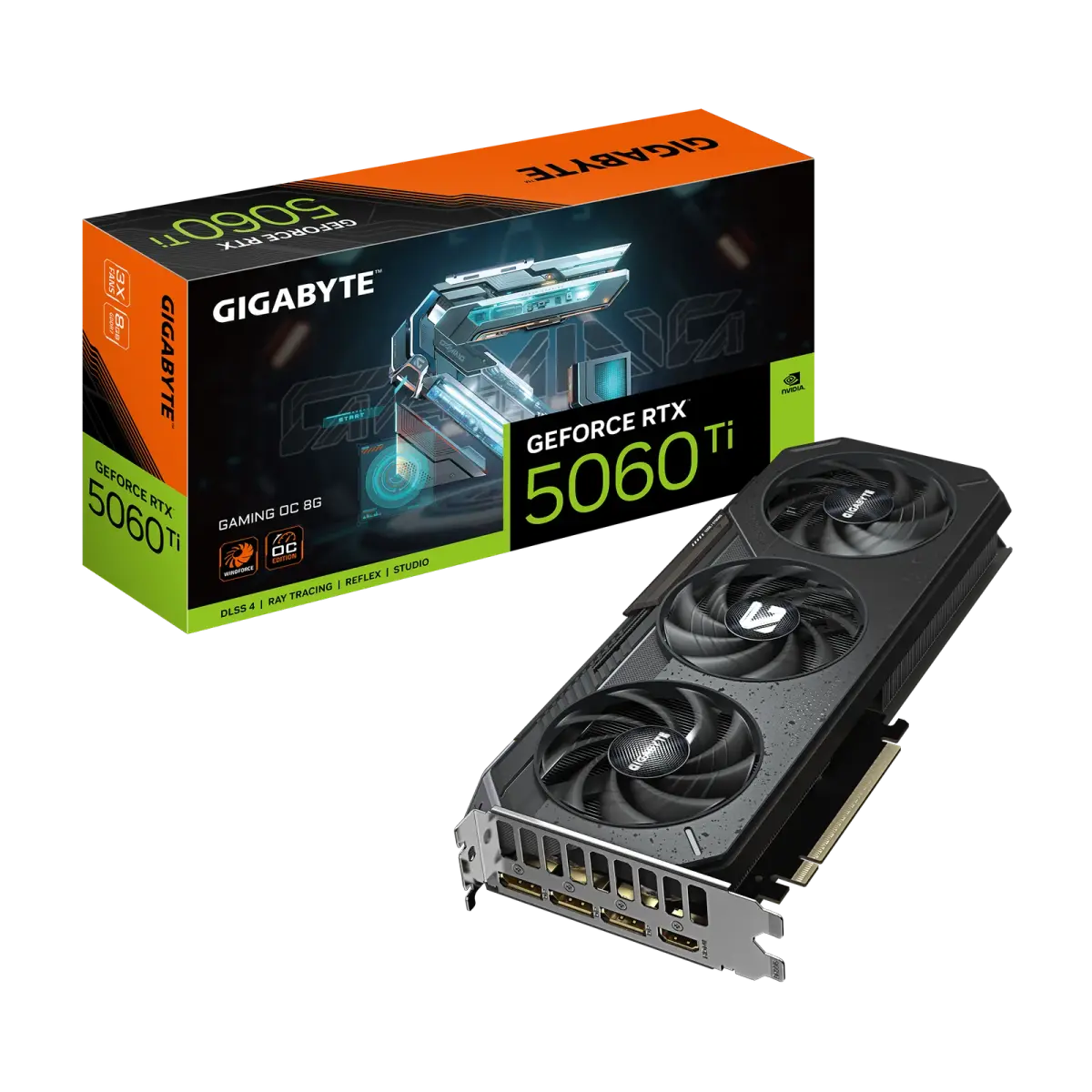 כרטיס מסך – Gigabyte GeForce RTX 5060 Ti Gaming OC 8GB – צבע שחור