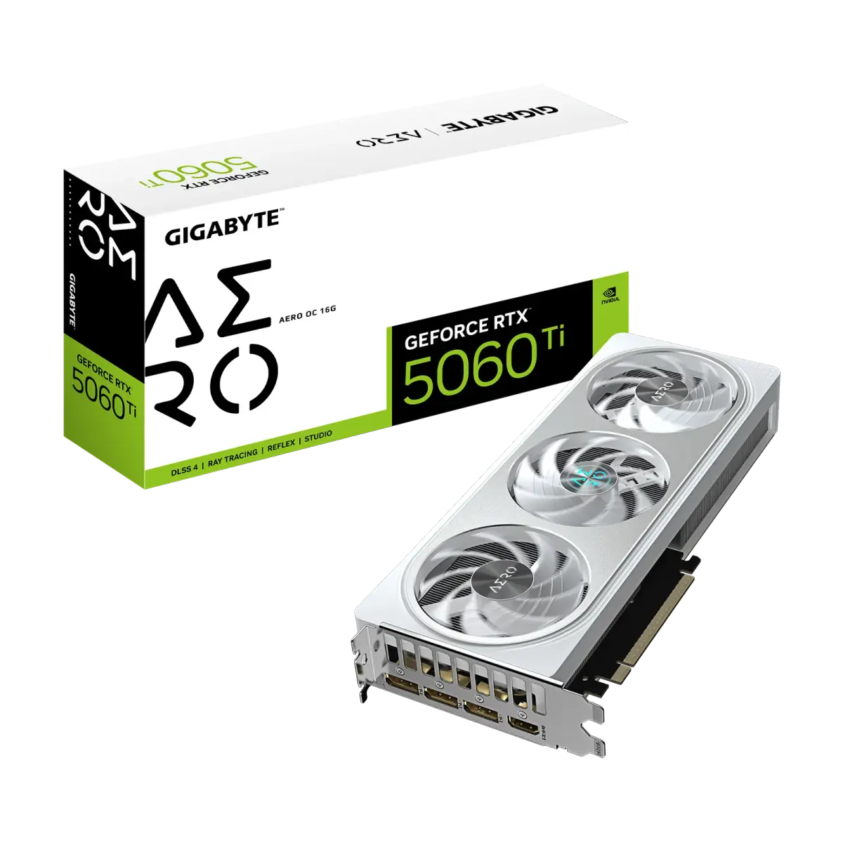 כרטיס מסך – Gigabyte GeForce RTX 5060 Ti Aero OC 16GB – צבע לבן