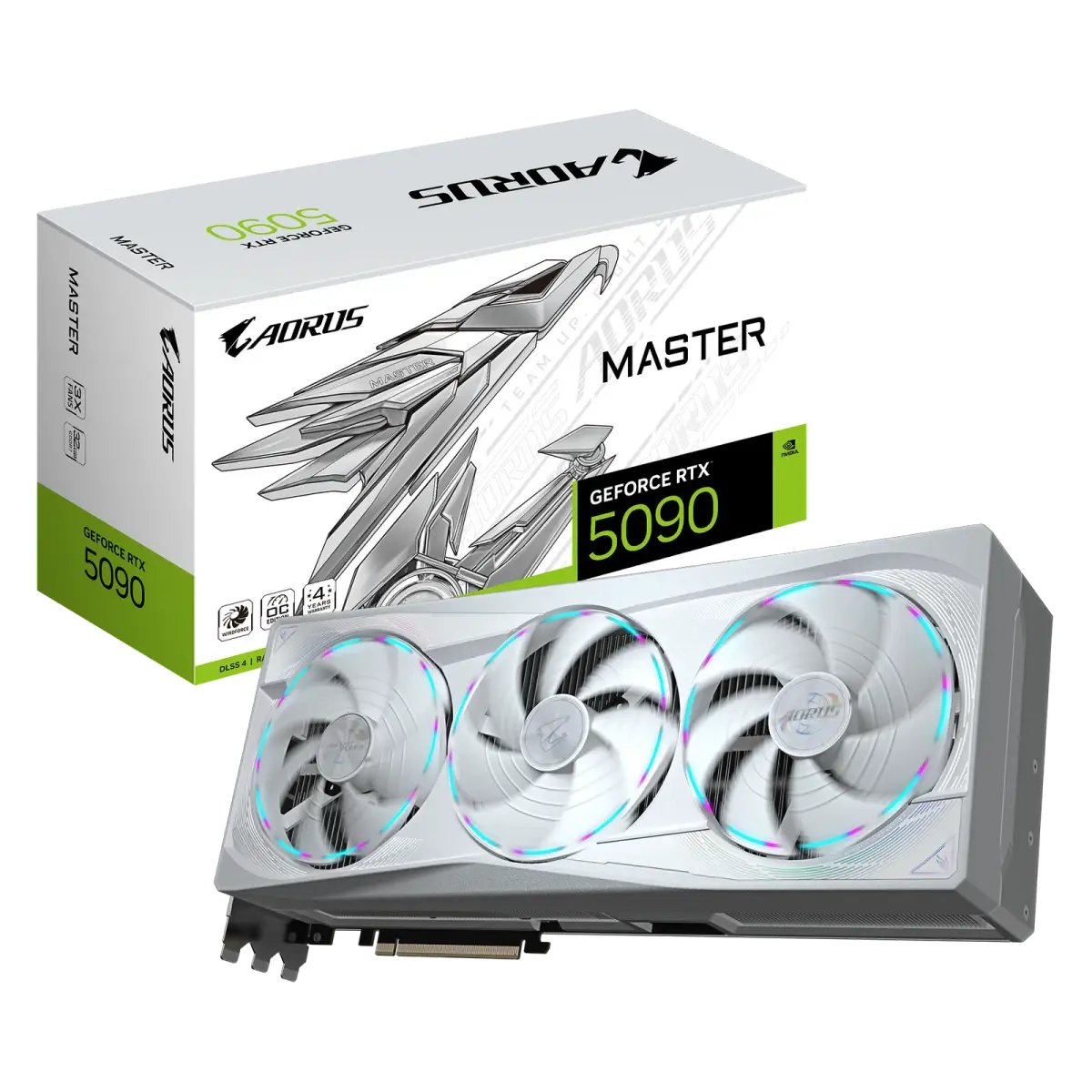 כרטיס מסך – Gigabyte Aorus GeForce RTX 5090 Master ICE 32GB – צבע לבן