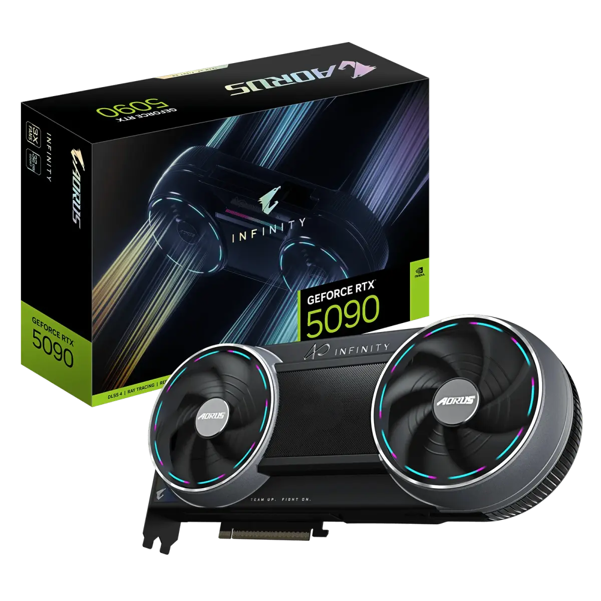 כרטיס מסך – Gigabyte Aorus GeForce RTX 5090 INFINITY 16GB – צבע שחור