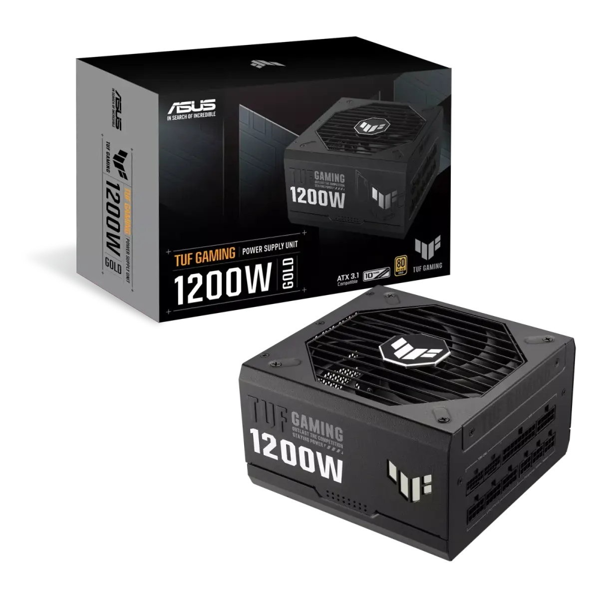 ספק כוח מודולרי – ASUS TUF Gaming 1200W (ATX 3.1) 80+ Gold – צבע שחור