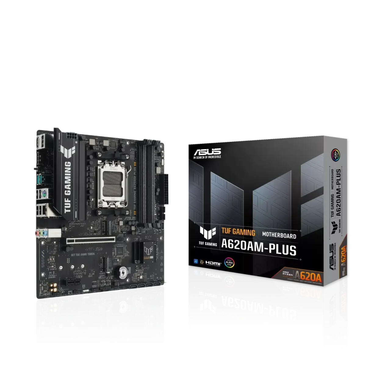 לוח אם – ASUS TUF GAMING A620AM-PLUS Micro-ATX AM5 DDR5 - צבע שחור