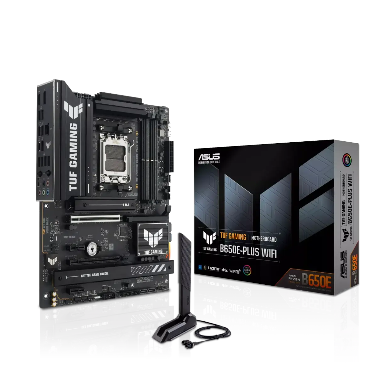 לוח אם – ASUS TUF GAMING B650E-PLUS WIFI ATX AM5 DDR5 - צבע שחור