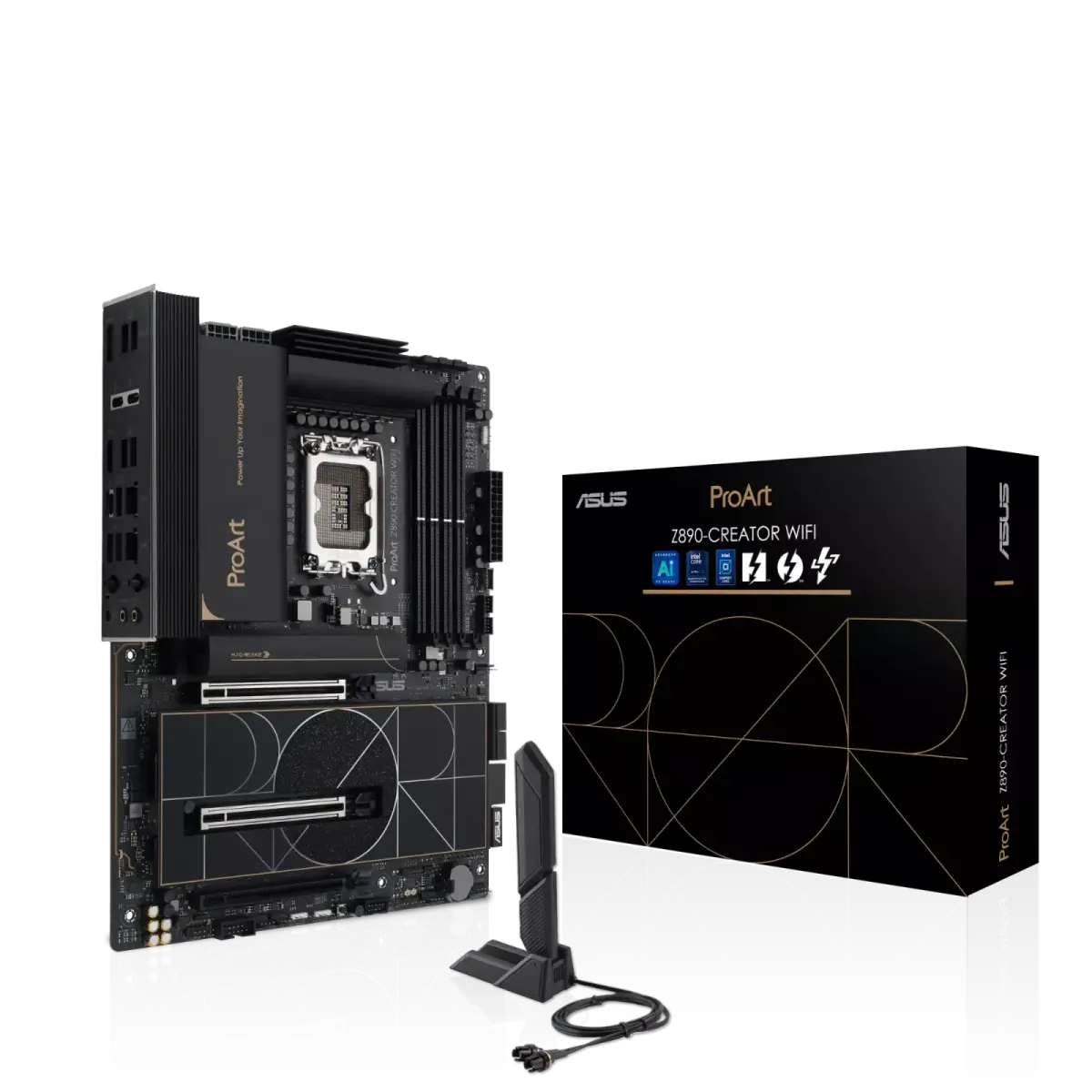 לוח אם – ASUS ProArt Z890 CREATOR WIFI ATX LGA1851 DDR5 - צבע שחור