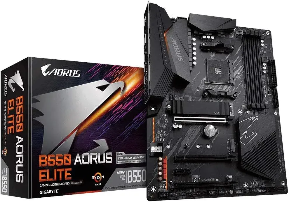 לוח אם – Gigabyte B550 AORUS ELITE V2 ATX AM4 DDR4 - צבע שחור