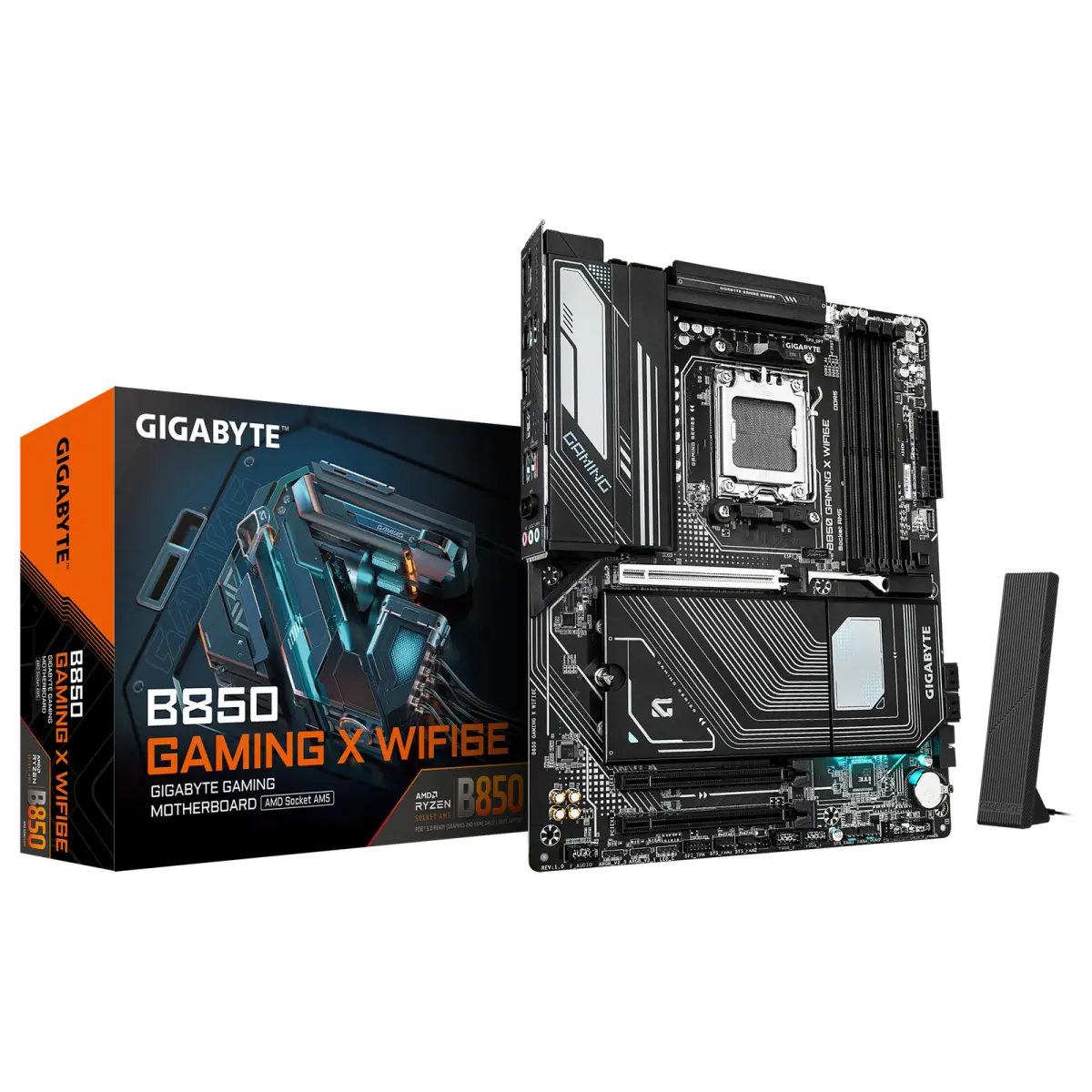 לוח אם – Gigabyte B850 GAMING X WIFI6E ATX AM5 DDR5 - צבע שחור