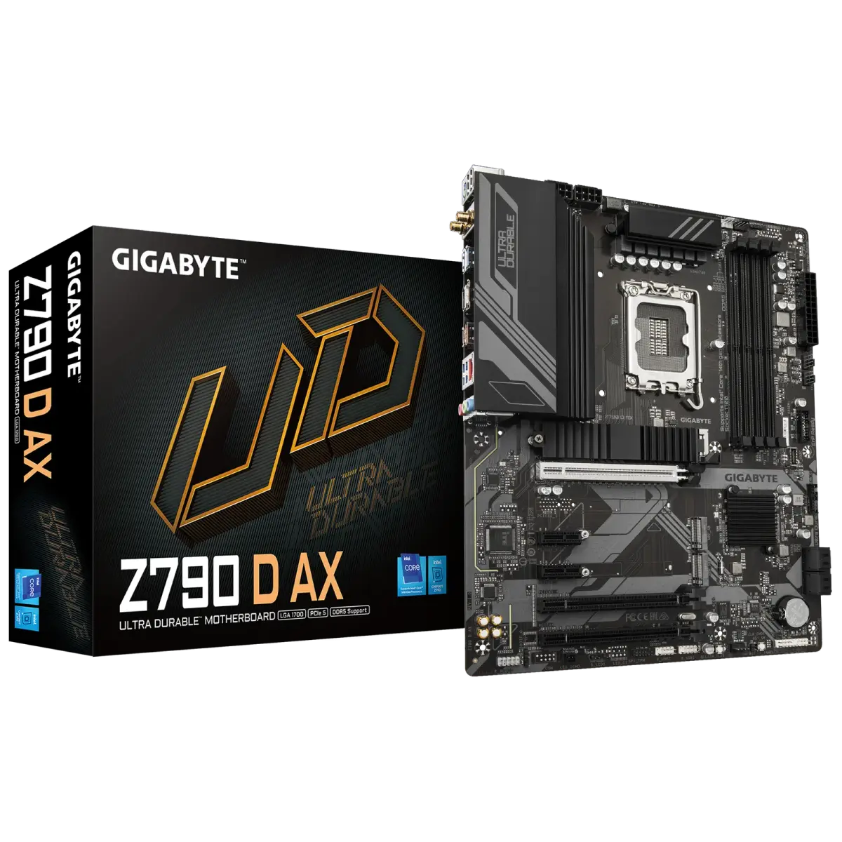 לוח אם – Gigabyte Z790 D AX ATX LGA1700 DDR5 - צבע שחור