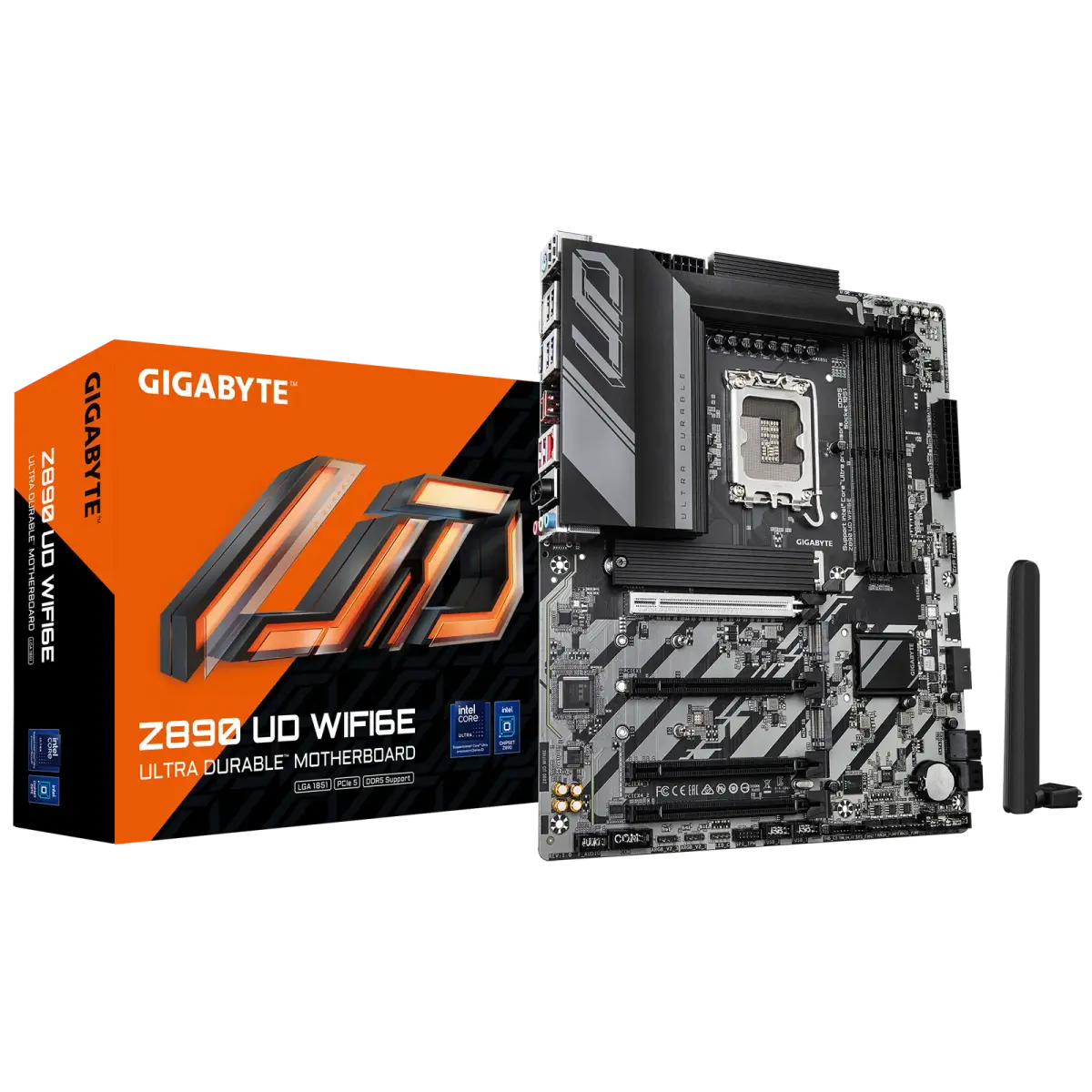 לוח אם – Gigabyte Z890 UD WIFI6E ATX LGA1851 DDR5 - צבע שחור