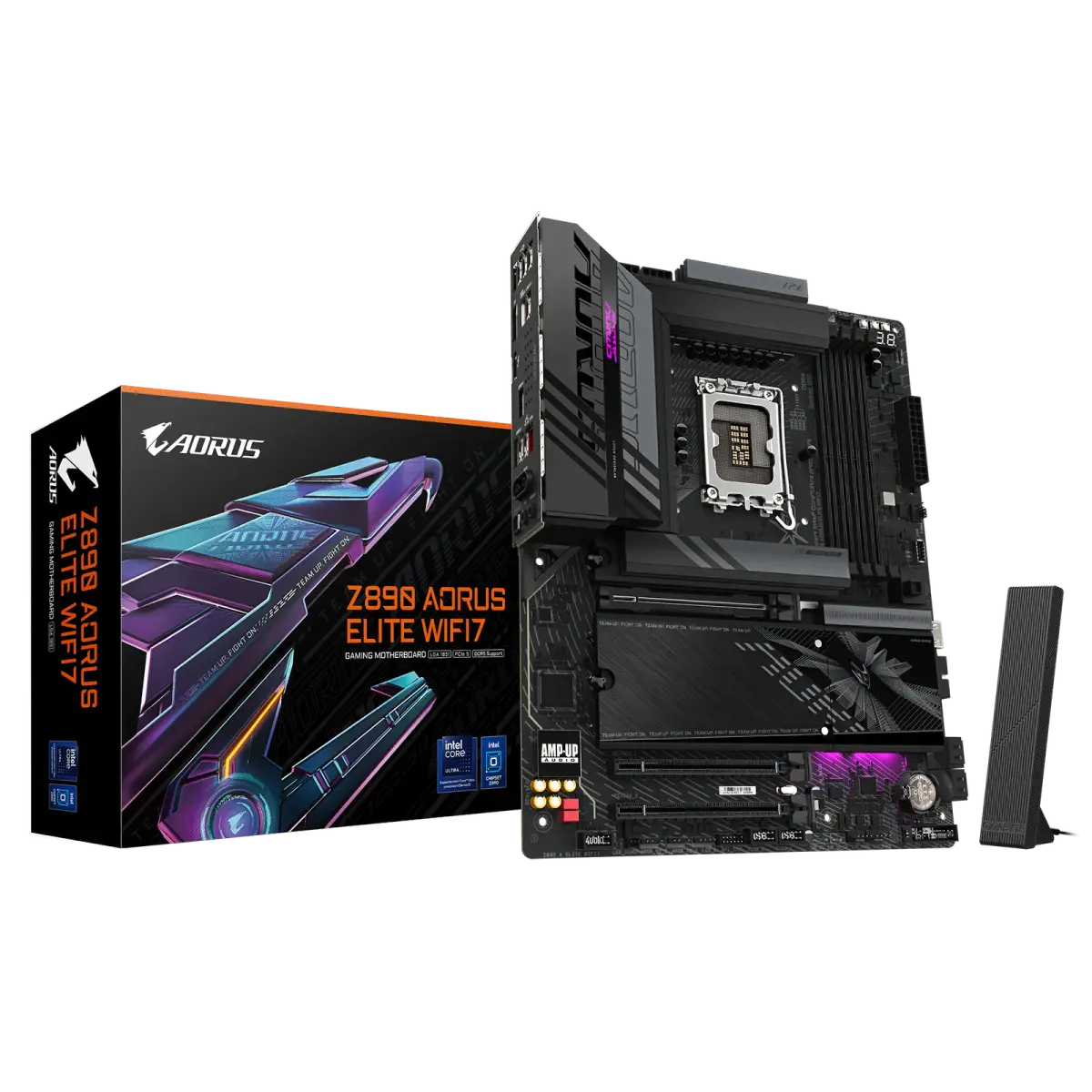 לוח אם – Gigabyte Z890 AORUS ELITE WIFI7 ATX LGA1851 DDR5 - צבע שחור