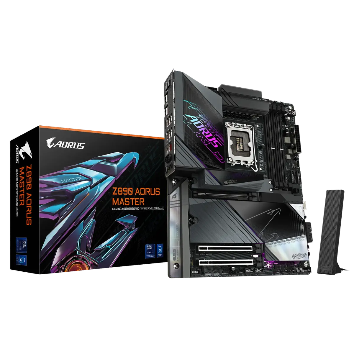 לוח אם – Gigabyte Z890 AORUS MASTER ATX LGA1851 DDR5 - צבע שחור