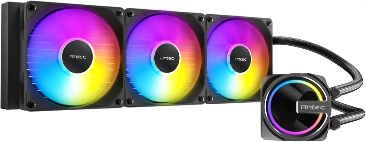 קירור נוזלי למעבד – Antec Skeleton 360mm ARGB AIO – צבע שחור