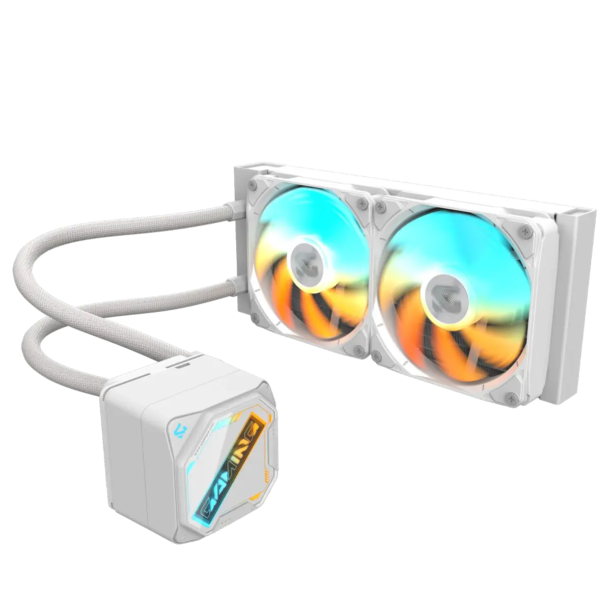 קירור נוזלי למעבד – Gigabyte Gaming 240 AIO 240mm – צבע לבן
