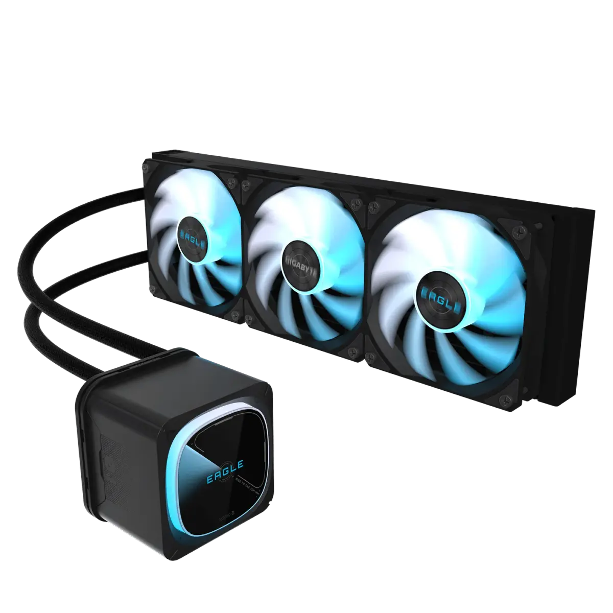 קירור נוזלי למעבד – Gigabyte Eagle 360 ICE ARGB AIO 360mm – צבע שחור