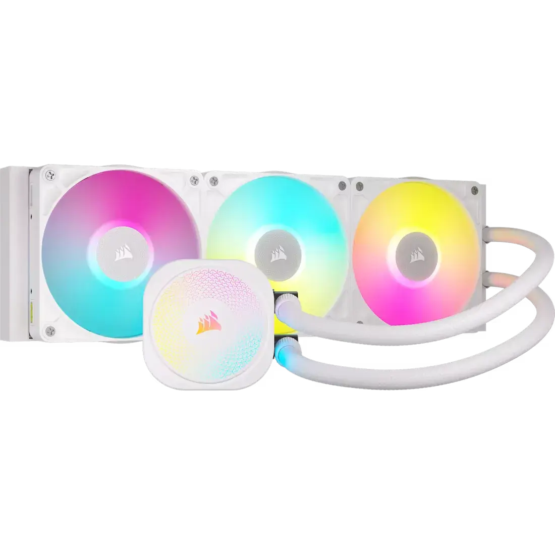 קירור נוזלי למעבד – Corsair iCUE LINK Titan RX RGB AIO 360mm – צבע לבן