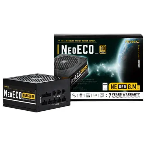ספק כוח מודולרי – Antec NeoEco 850W 80+ Gold – צבע שחור