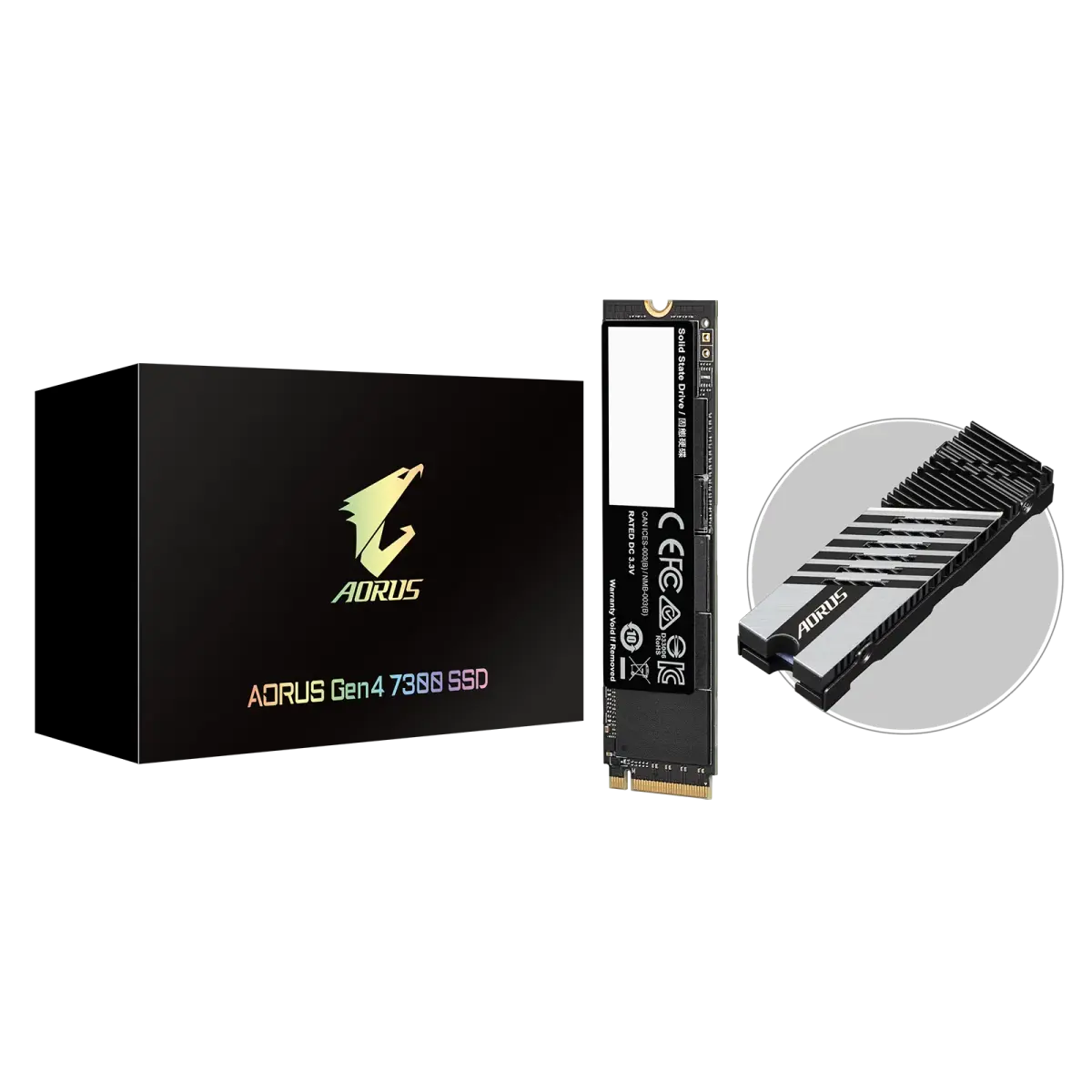 כונן SSD פנימי – Gigabyte AORUS 7300 1TB NVME M.2 2280 Gen4