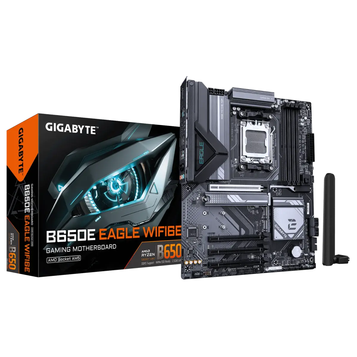 לוח אם – Gigabyte B650E EAGLE WIFI6E ATX AM5 DDR5 - צבע שחור