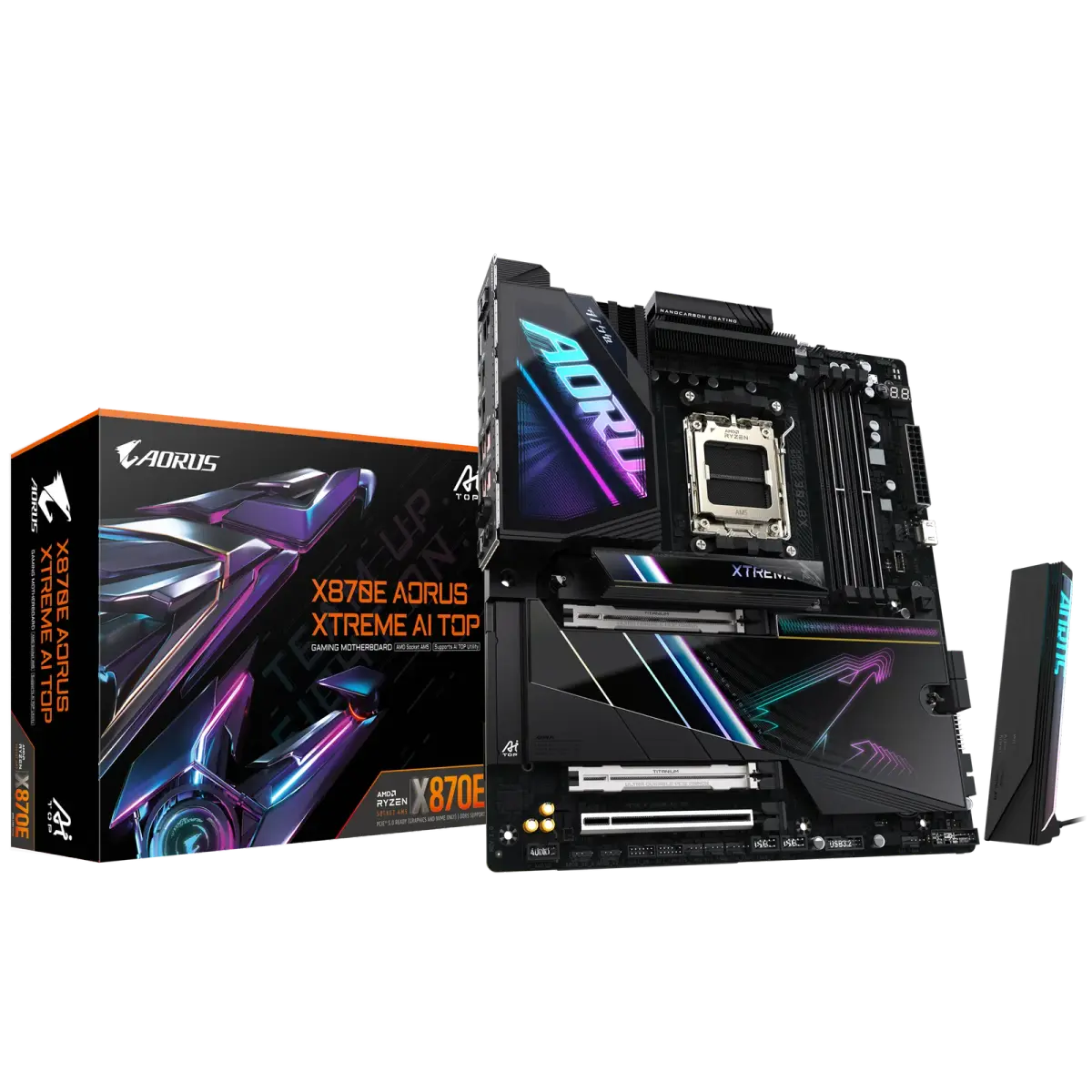 לוח אם – Gigabyte X870E AORUS XTREME AI TOP E-ATX AM5 DDR5 - צבע שחור
