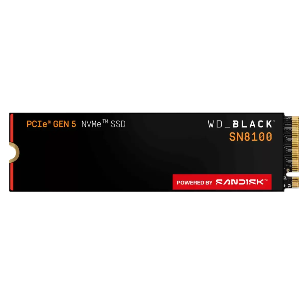 כונן SSD פנימי – Western Digital Black SN8100 1TB NVME M.2 2280 Gen5