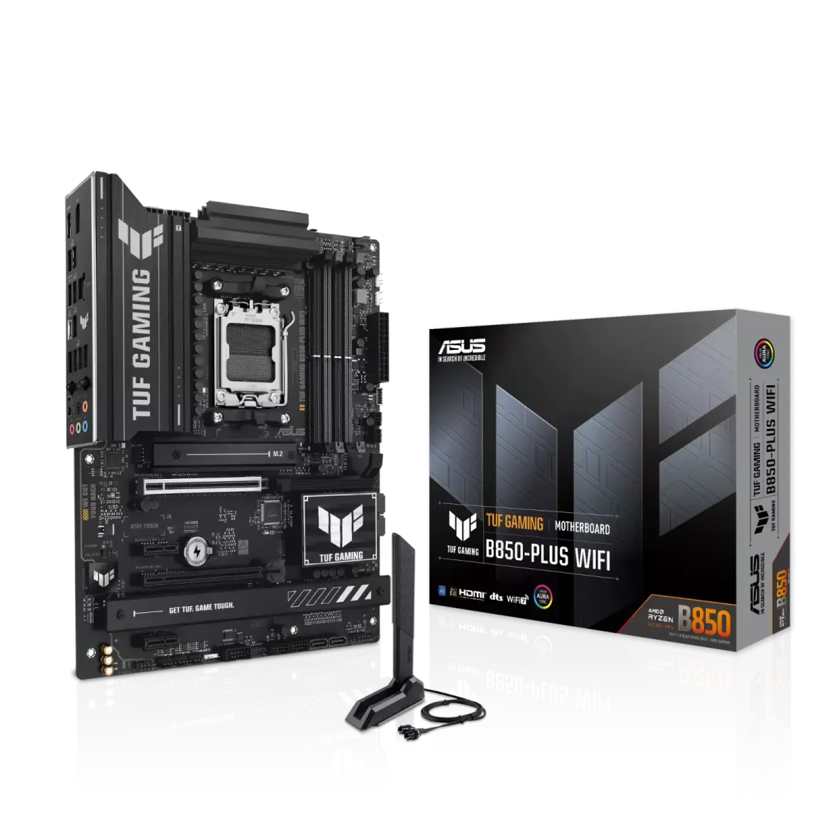 לוח אם – ASUS TUF GAMING B850-PLUS WIFI ATX AM5 DDR5 - צבע שחור
