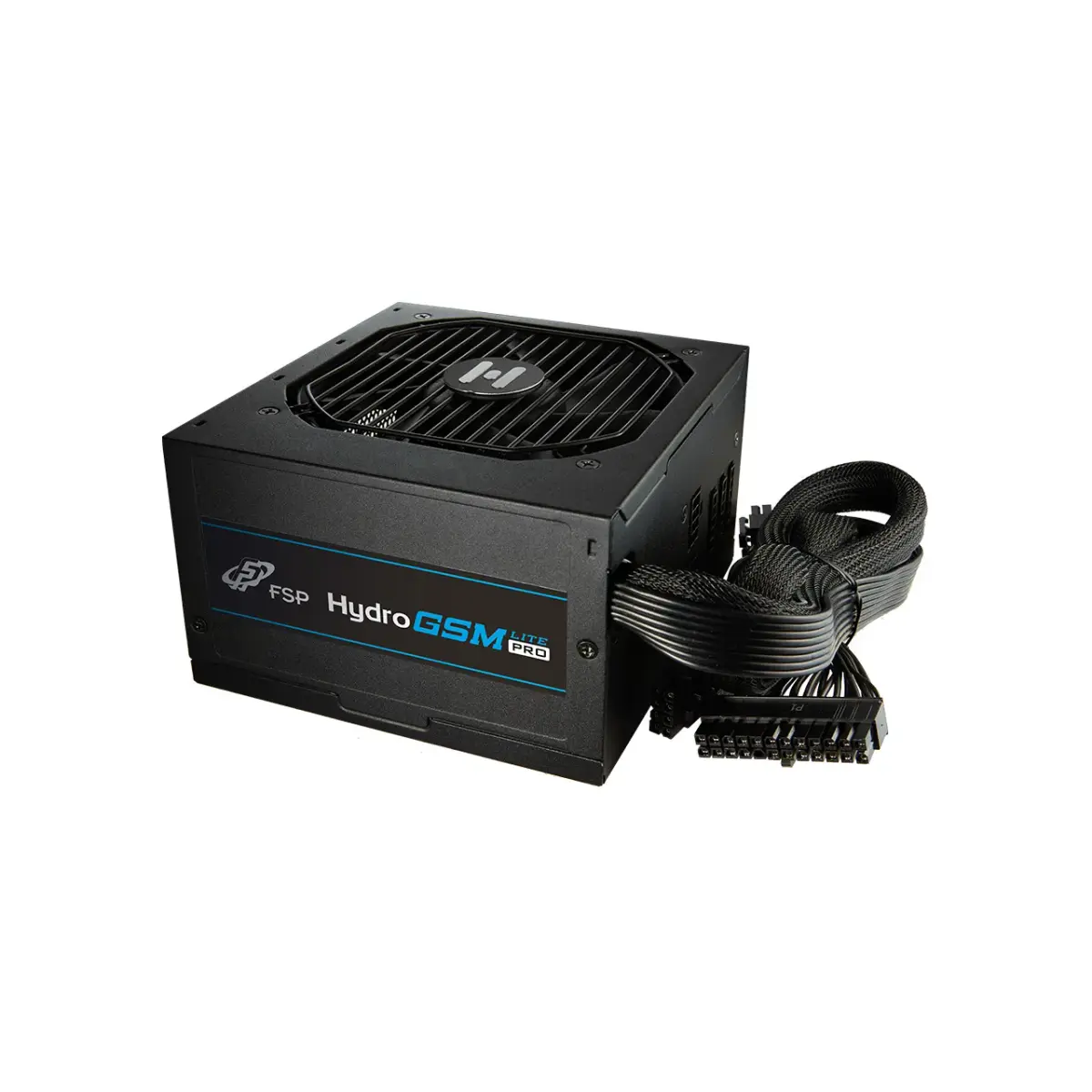 ספק כוח סמי מודולרי – FSP Hydro GSM Lite PRO 650W 80+ Gold – צבע שחור