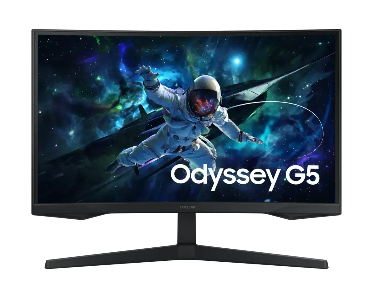 מסך מחשב גיימינג קעור – Samsung Odyssey G5 G55C 27" QHD VA 1ms 165Hz