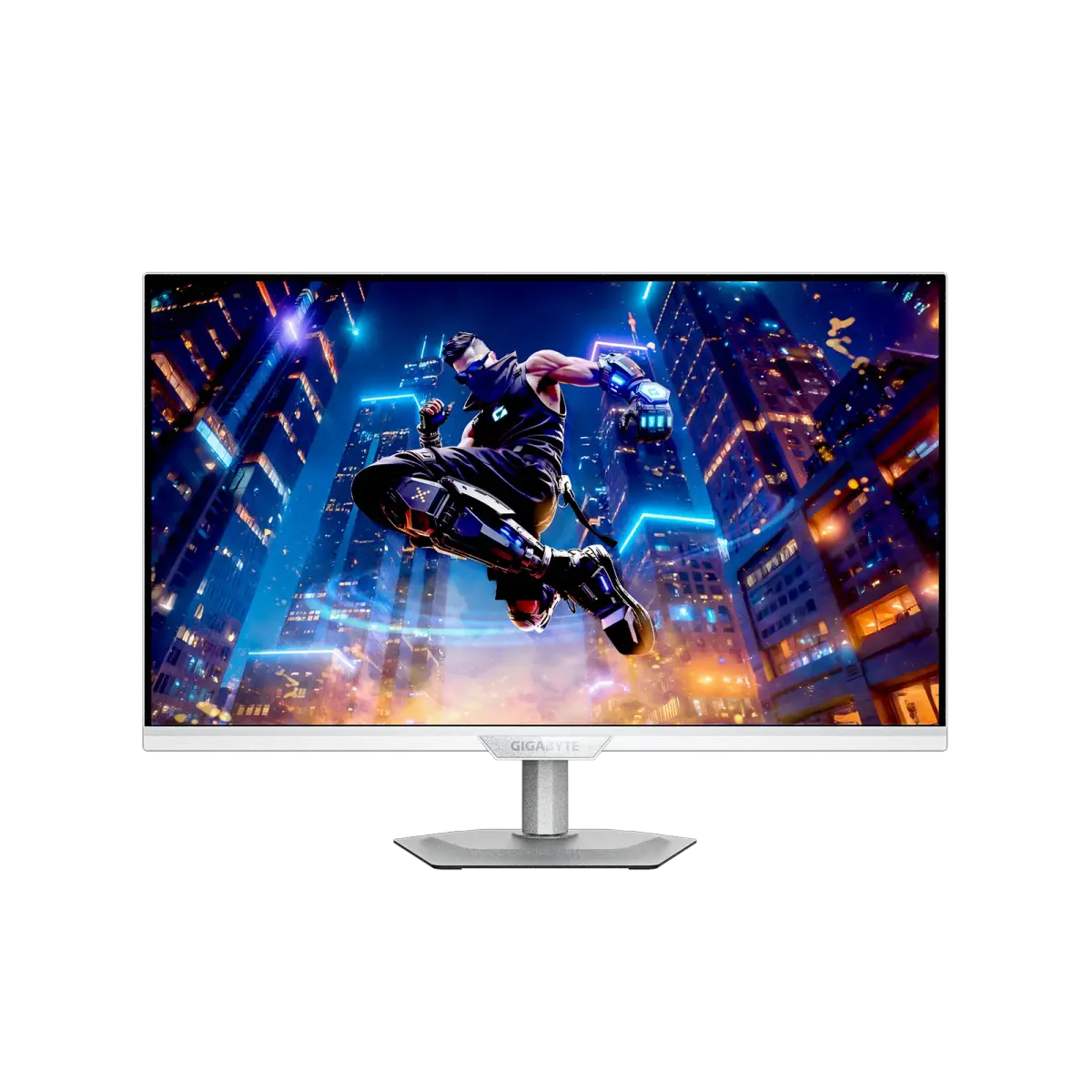 מסך מחשב גיימינג – Gigabyte M27UP ICE 27" UHD SS IPS 1ms 160Hz - צבע לבן