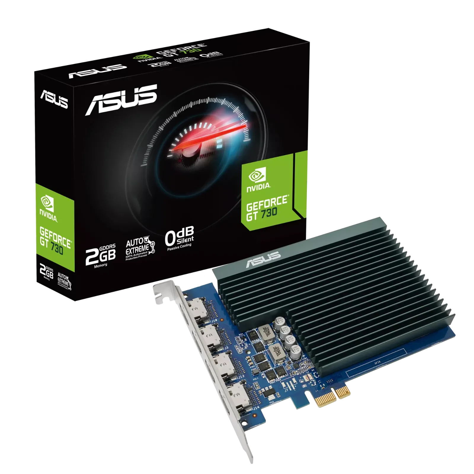 כרטיס מסך – ASUS GeForce GT 730 2GB GDDR5 – צבע שחור