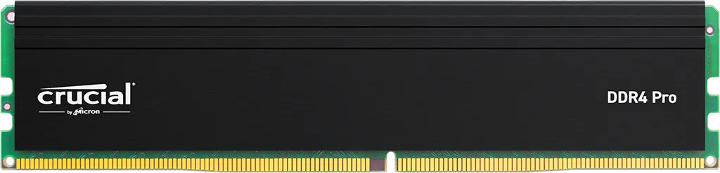 זיכרון לנייח – Crucial Pro DDR4 16GB 3200MHz CL22 XMP 2.0 – צבע שחור