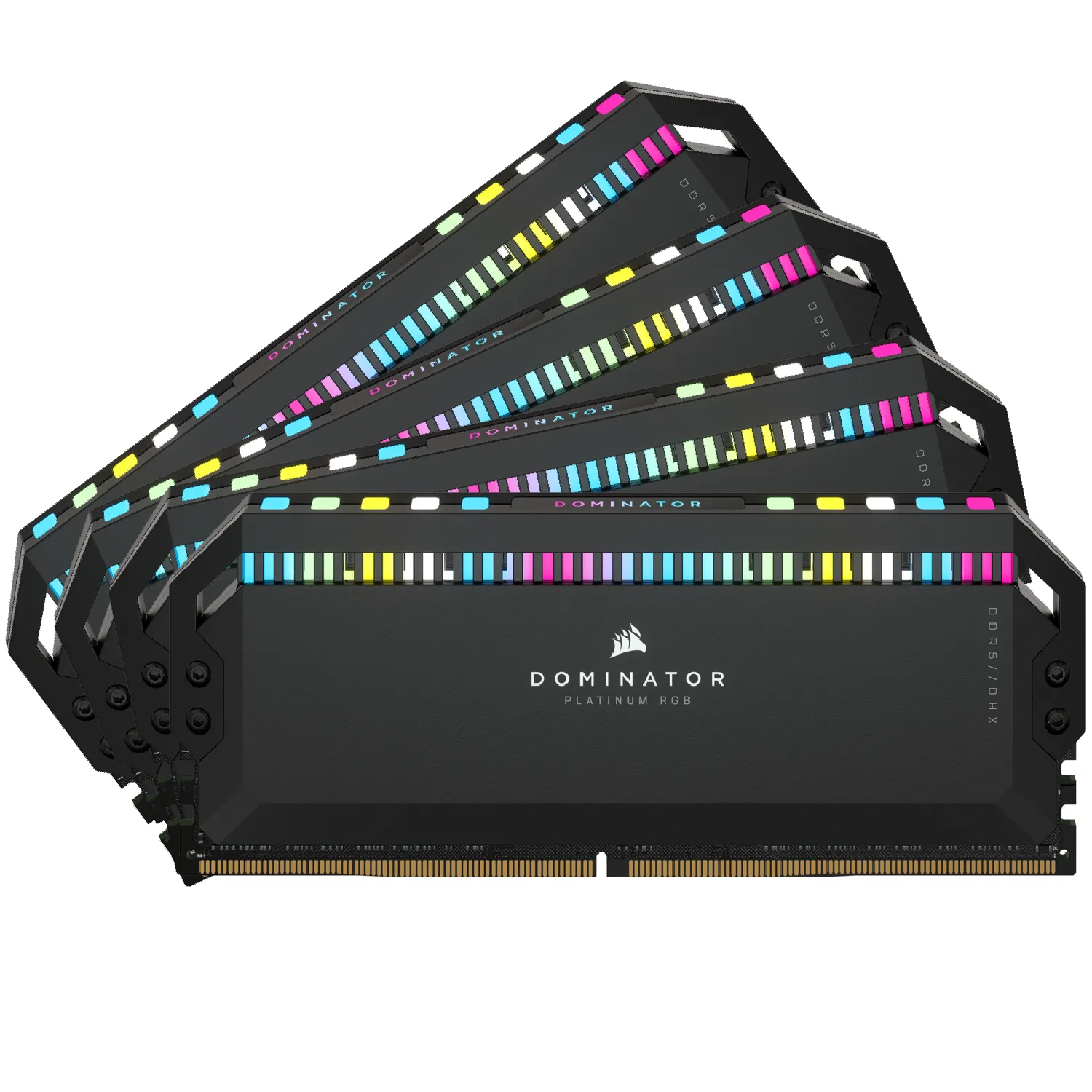 זיכרון לנייח – Corsair Dominator Platinum RGB DDR5 64GB 2x32GB 6400MHz CL32 XMP 3.0 – צבע שחור