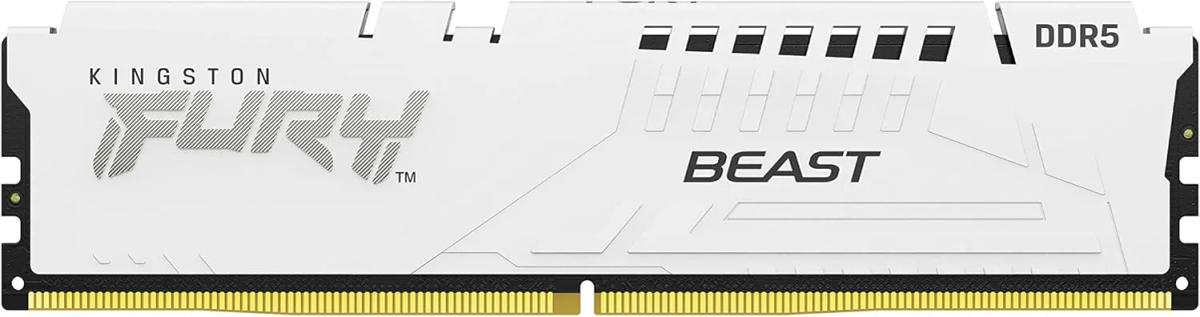 זיכרון לנייח – Kingston Fury Beast DDR5 32GB 5600MHz CL36 EXPO/XMP 3.0 – צבע לבן