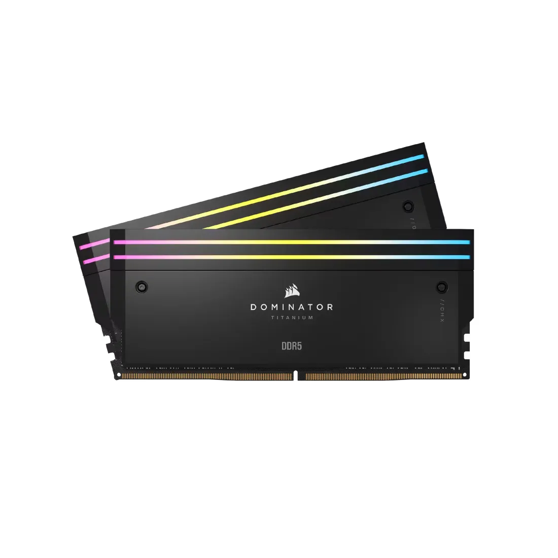 זיכרון לנייח – Corsair Dominator Titanium RGB DDR5 48GB 2x24GB 7200MHz CL36 XMP 3.0 – צבע שחור