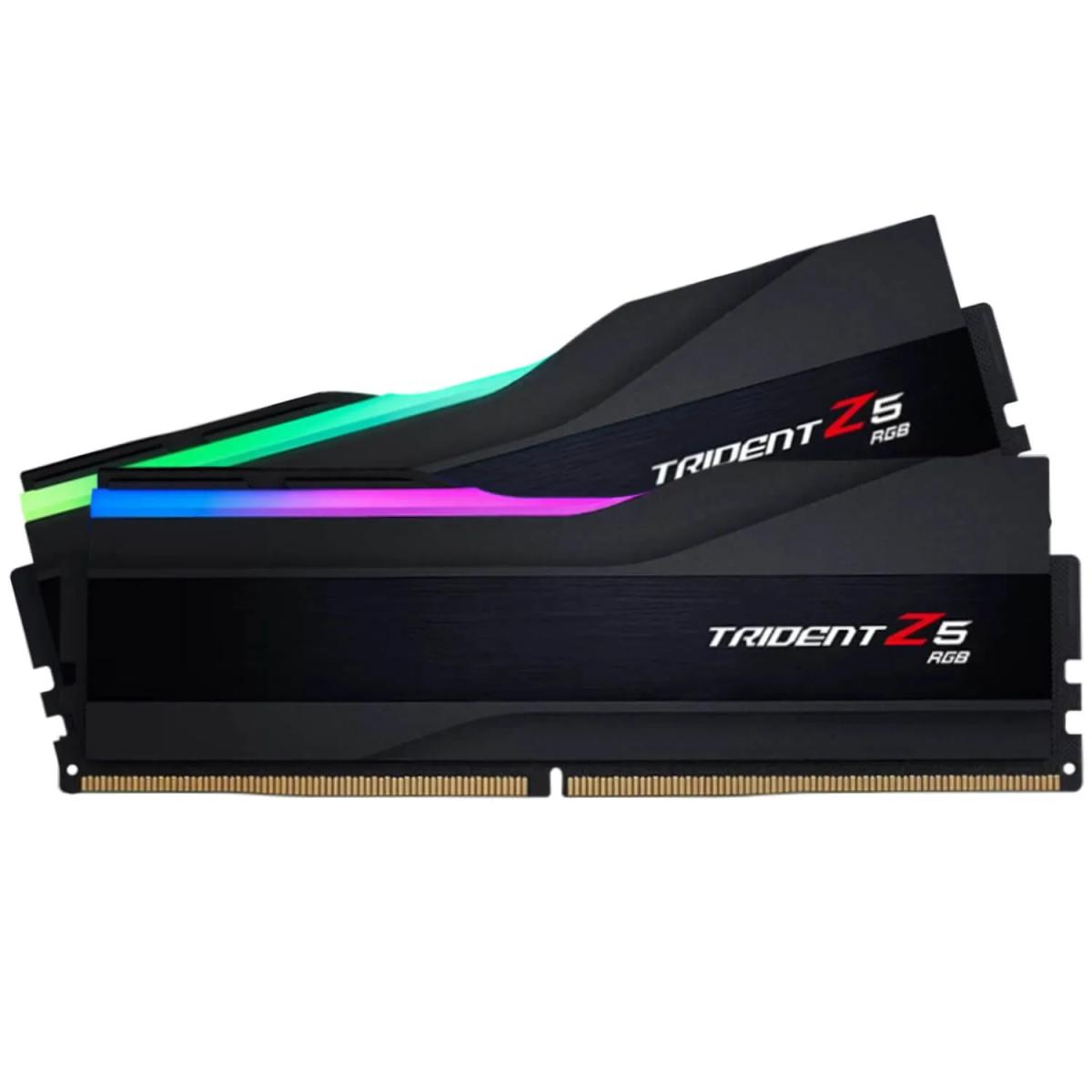 זיכרון לנייח – G.Skill Trident Z5 RGB DDR5 96GB 2x48GB 6800MHz CL34 XMP 3.0 – צבע שחור