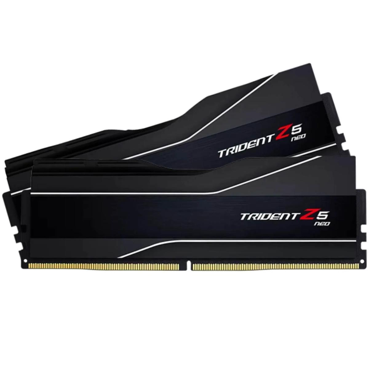 זיכרון לנייח – G.Skill Trident Z5 Neo DDR5 64GB 2x32GB 6000MHz CL30 EXPO – צבע שחור