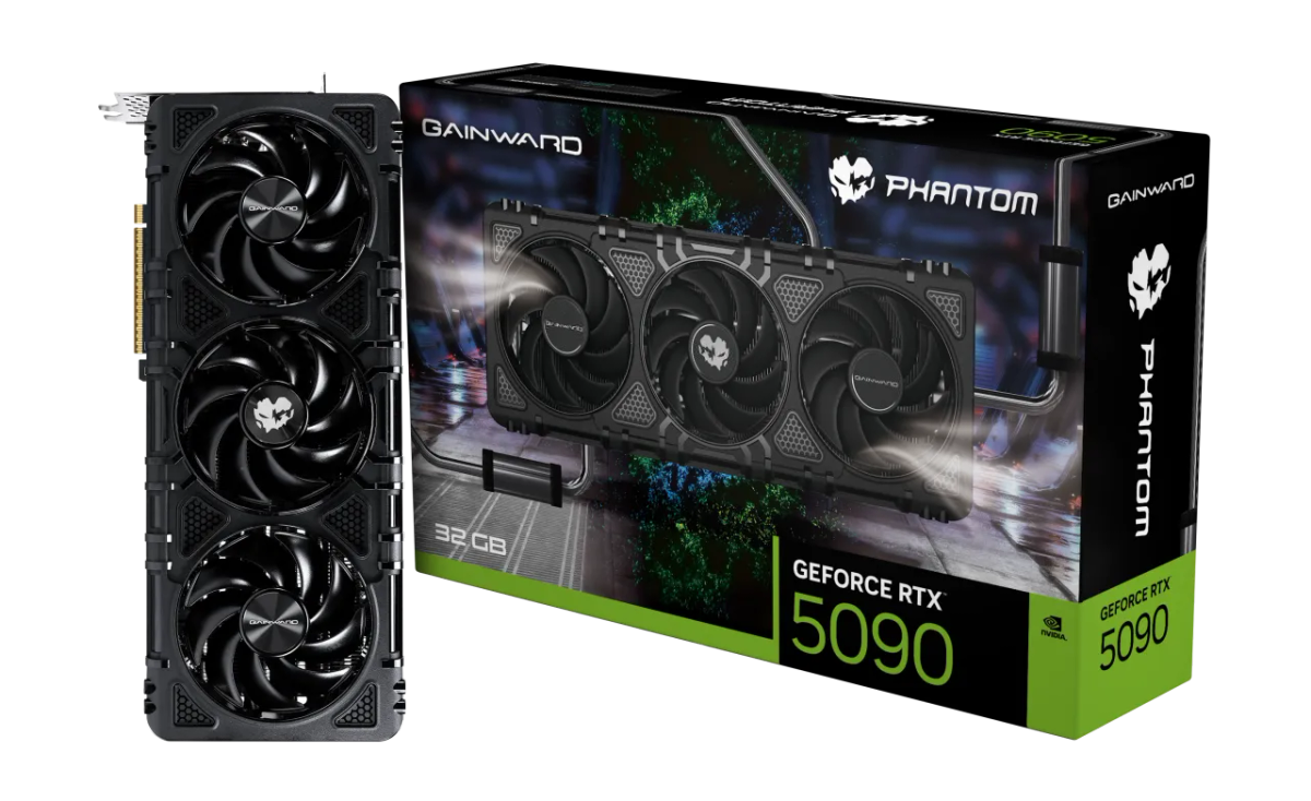 כרטיס מסך – Gainward GeForce RTX 5090 Phantom 32GB – צבע שחור