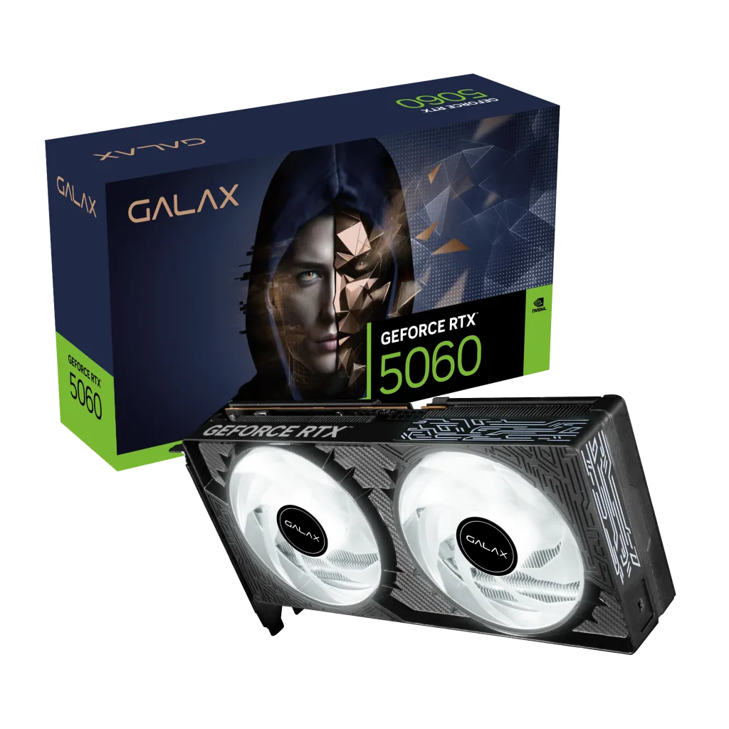 כרטיס מסך – Galax GeForce RTX 5060 1-Click OC 8GB – צבע שחור