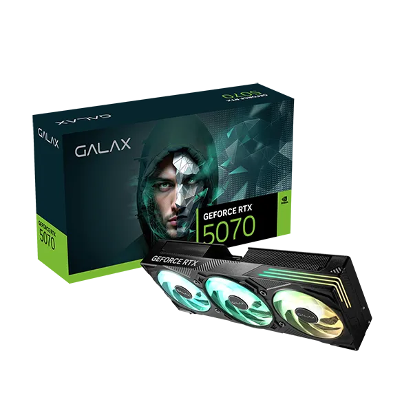 כרטיס מסך – Galax GeForce RTX 5070 EX Gamer 1-Click OC 12GB – צבע שחור