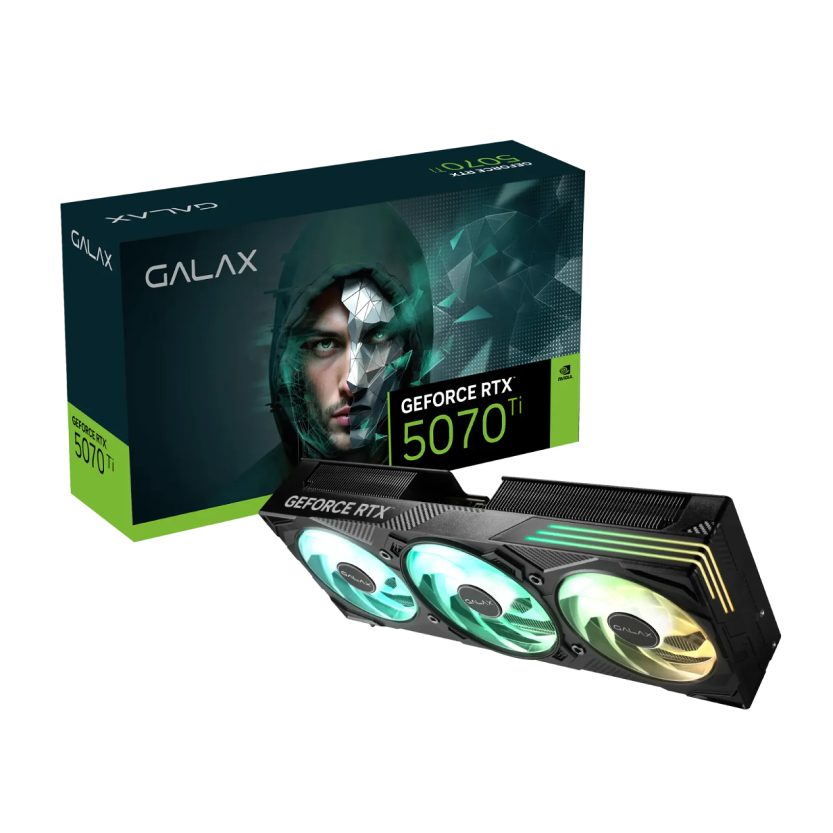 כרטיס מסך – Galax GeForce RTX 5070 Ti EX Gamer 1-Click OC 3X 16GB – צבע שחור