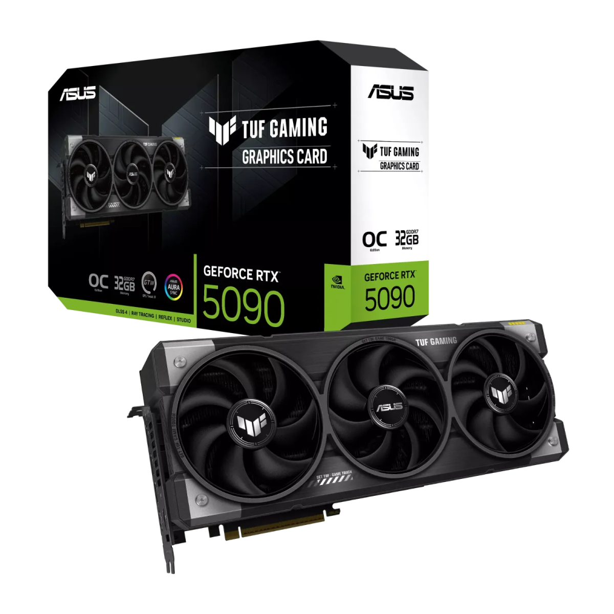כרטיס מסך – ASUS TUF Gaming GeForce RTX RTX 5090 OC Edition 32GB – צבע שחור